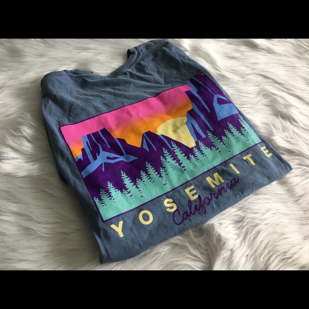 Yosemite national park tshirt l